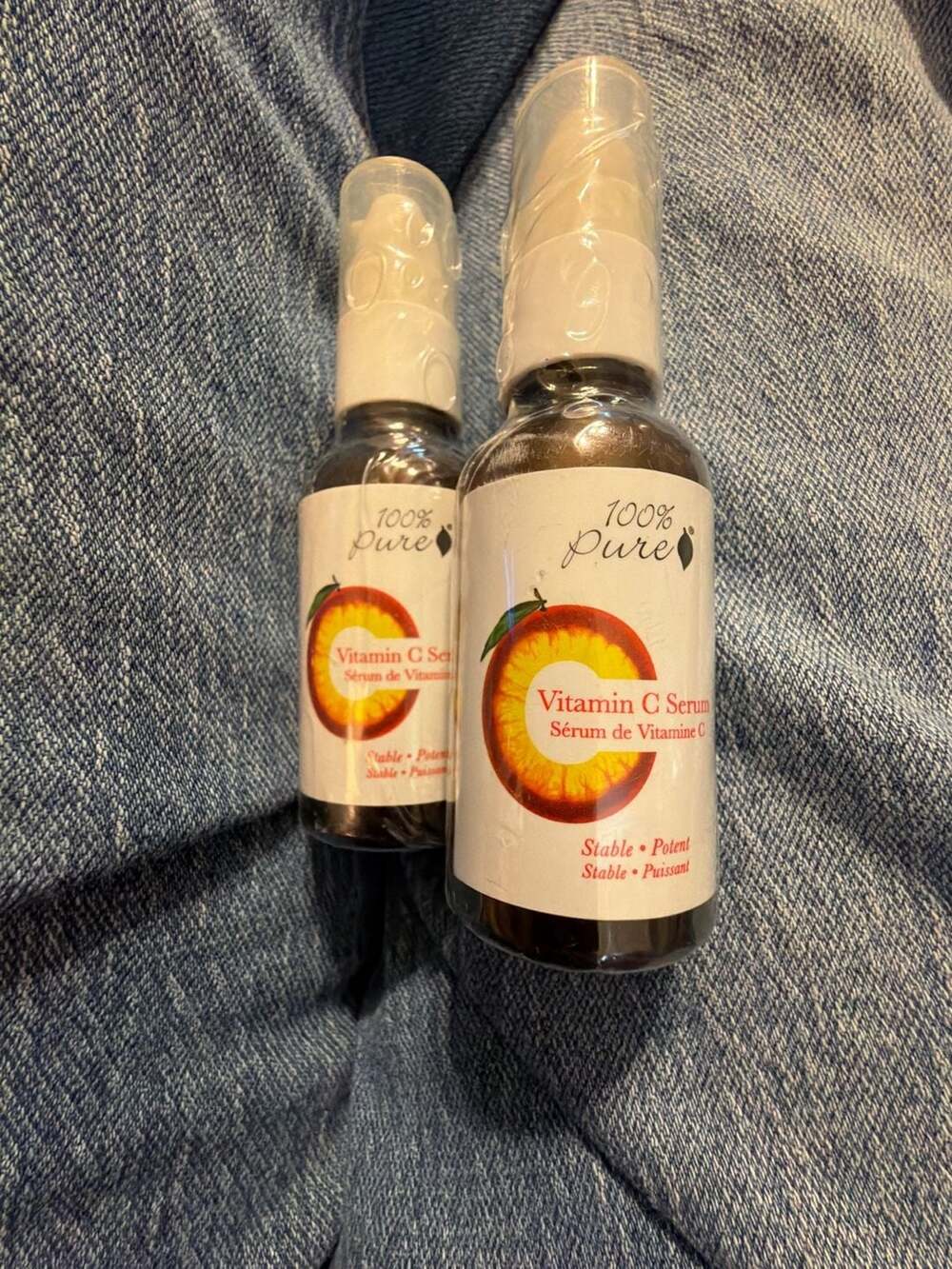 100% Pure Vitamin C Serum Set of 2